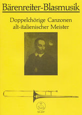 Doppelchorige Canzonen altitalienischer Meister for Brass Trombone Choir cover